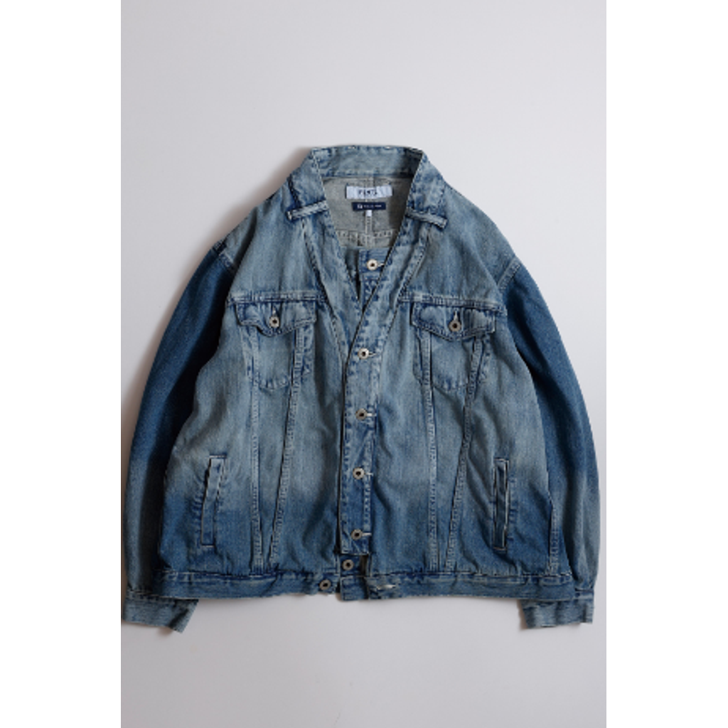 FDMTL FA26JK19U DENIM T-FORM JACKET 3YR WASH
