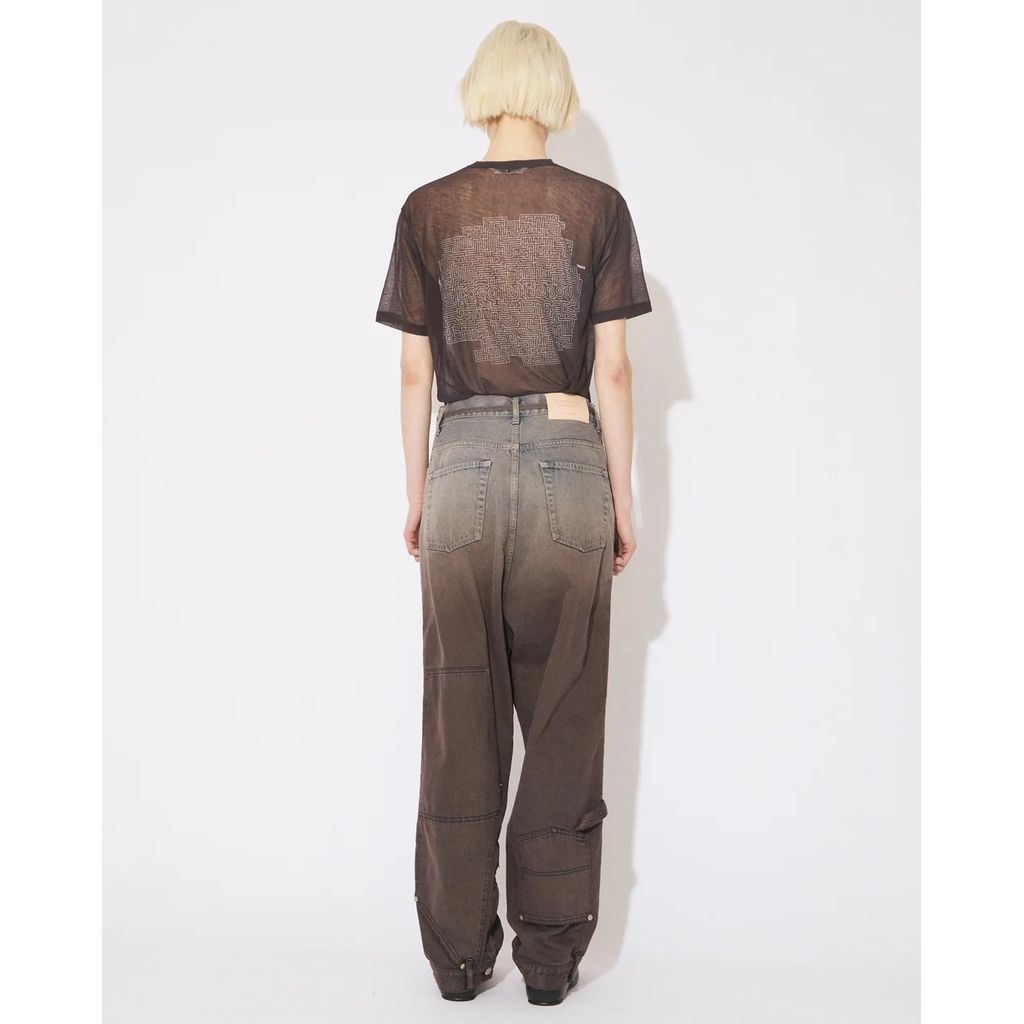 beautiful people double-end selvedge denim pants gradation