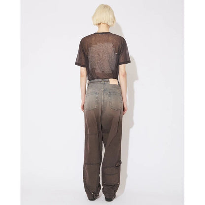 beautiful people double-end selvedge denim pants gradation