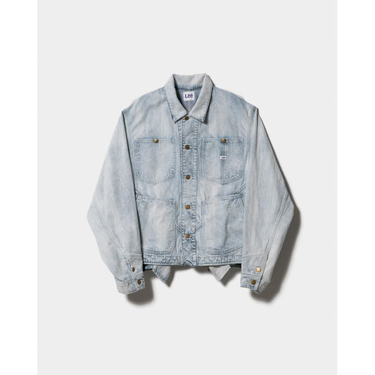 beautiful people × Lee double-end denim 91-B/91-J blouson bleach
