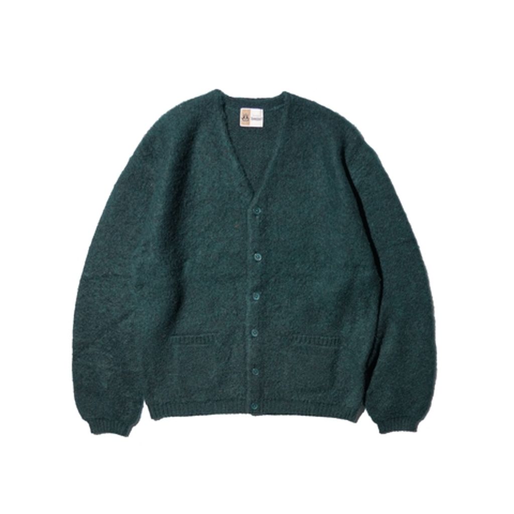 TOWNCRAFT mohair shaggy cardigan