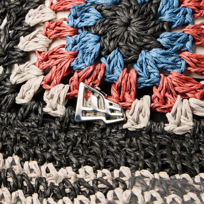 NEW ERA クロシェ ニットバケット ペーパー ブラック