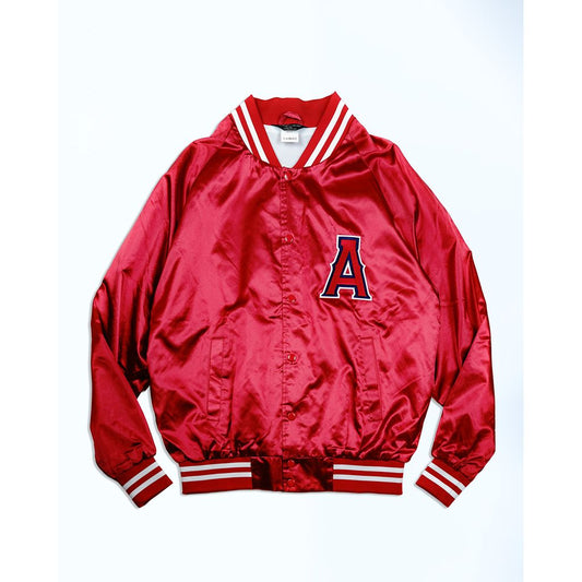 ANDFAMILYS Satin Baseball Jacket -A-