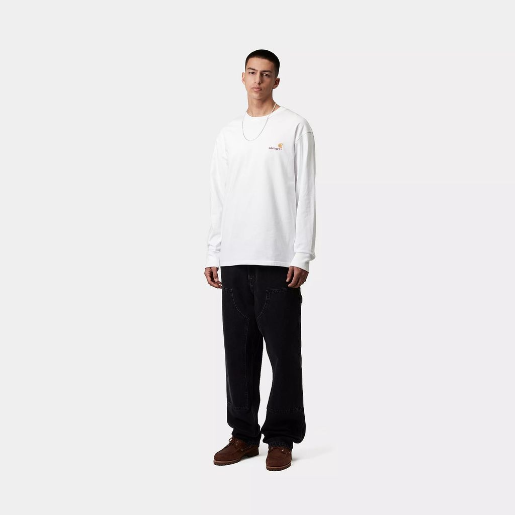 CARHARTT WIP  L/S AMERICAN SCRIPT T-SHIRT