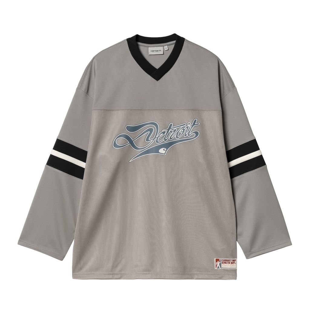 CARHARTT WIP  WIP L/S DETROIT MESH T-SHIRT - Yosemite / Black / Wax