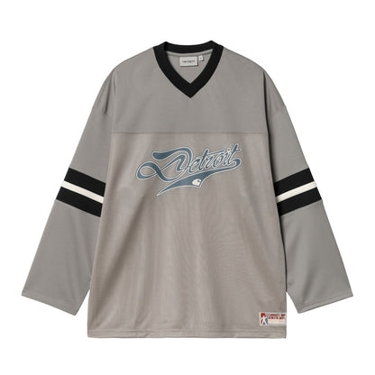 CARHARTT WIP  WIP L/S DETROIT MESH T-SHIRT - Yosemite / Black / Wax