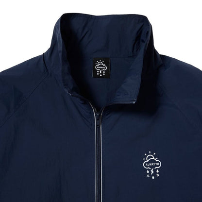 ALWAYTH / TRAINING JACKET ＆ PANTS SET / REFLECT PRINTED / NAVY