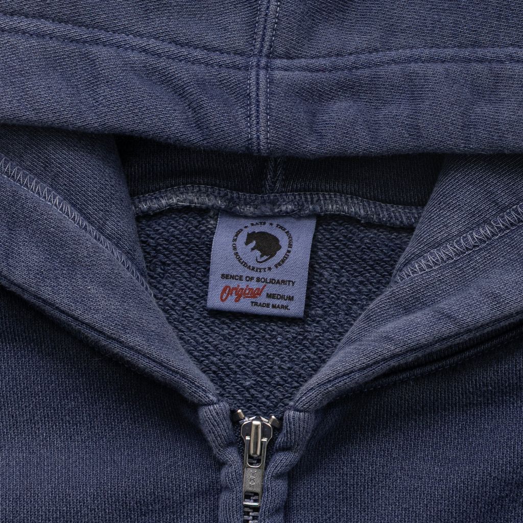 RATS PIGMENT DYED ZIP HOODIE