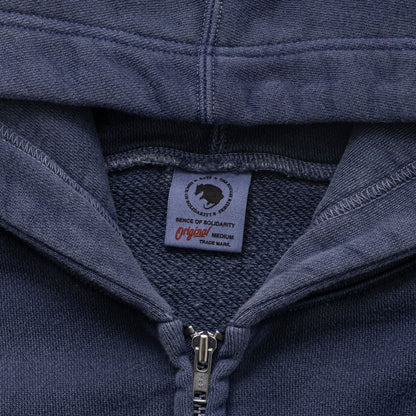 RATS PIGMENT DYED ZIP HOODIE