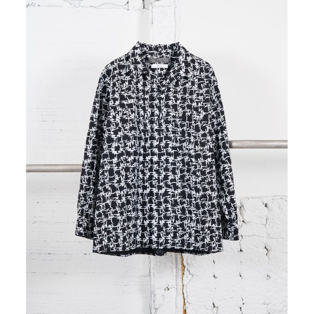Y's for men × masses OPEN COLLAR SHIRT