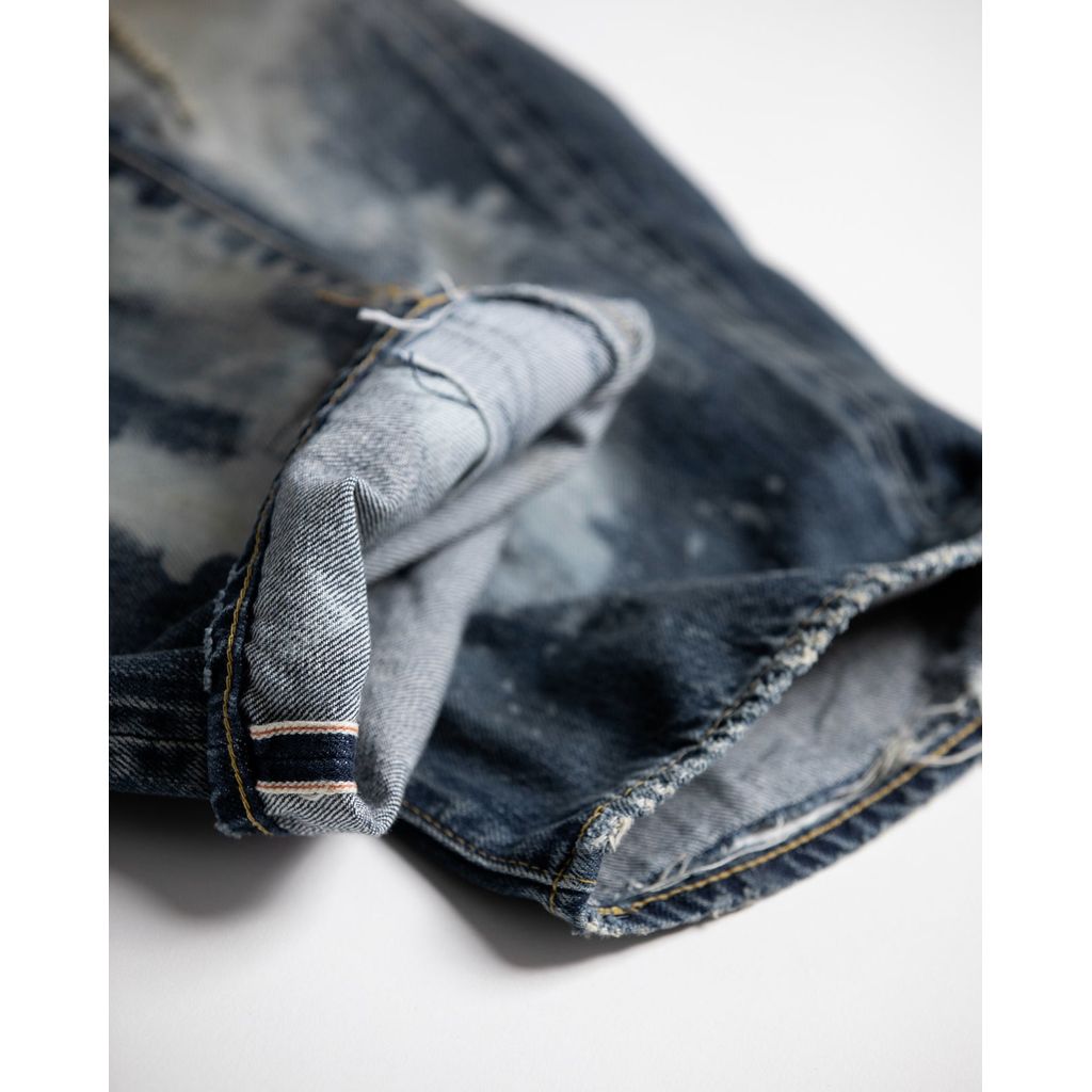 ANACHRONORM HARD REMAKED REGULAR TAPERED 5P PANTS INDIGO (REMAKE)