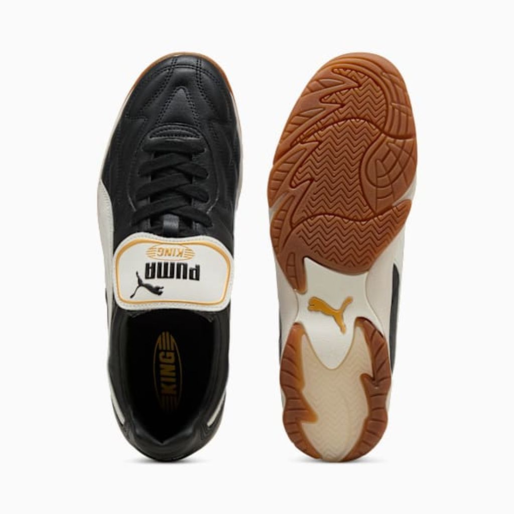 PUMA メンズ キング インドア スニーカー(PUMA Black-Warm White)