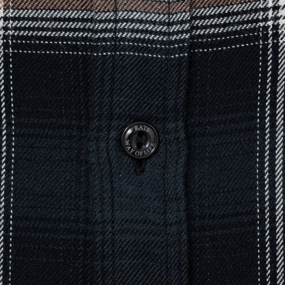 RATS COTTON RAYON CHECK SHIRT