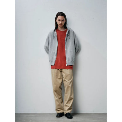 FOUNDOUR COTTON FRENCH TERRY ZIP UP HOODIE