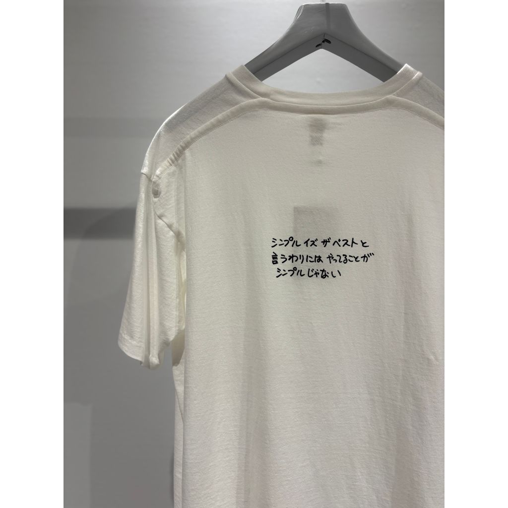 YAECA　丸胴Tシャツ　Ken Kagami