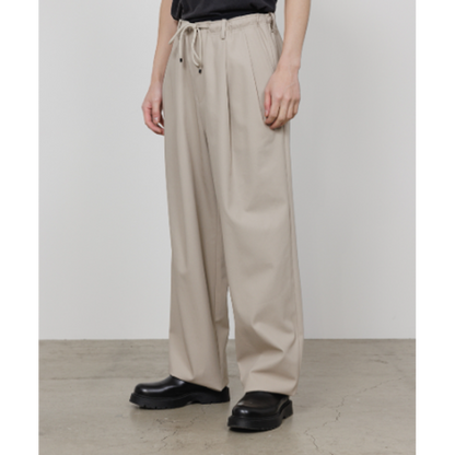 【予約商品】MARKAWARE DOUBLE PLEATED EASY TROUSERS