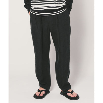 BEDWIN & THE HEARTBREAKERS 10L LINEN WIDE PANTS "WYLER"