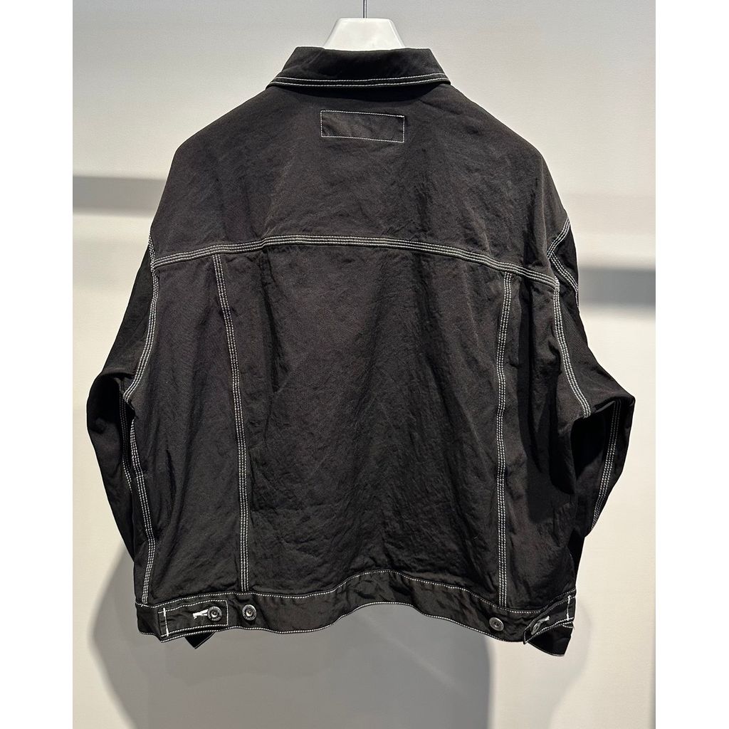 COMME des GARCONS HOMME NYLON GARMENT DYE JACKET（BLACK）