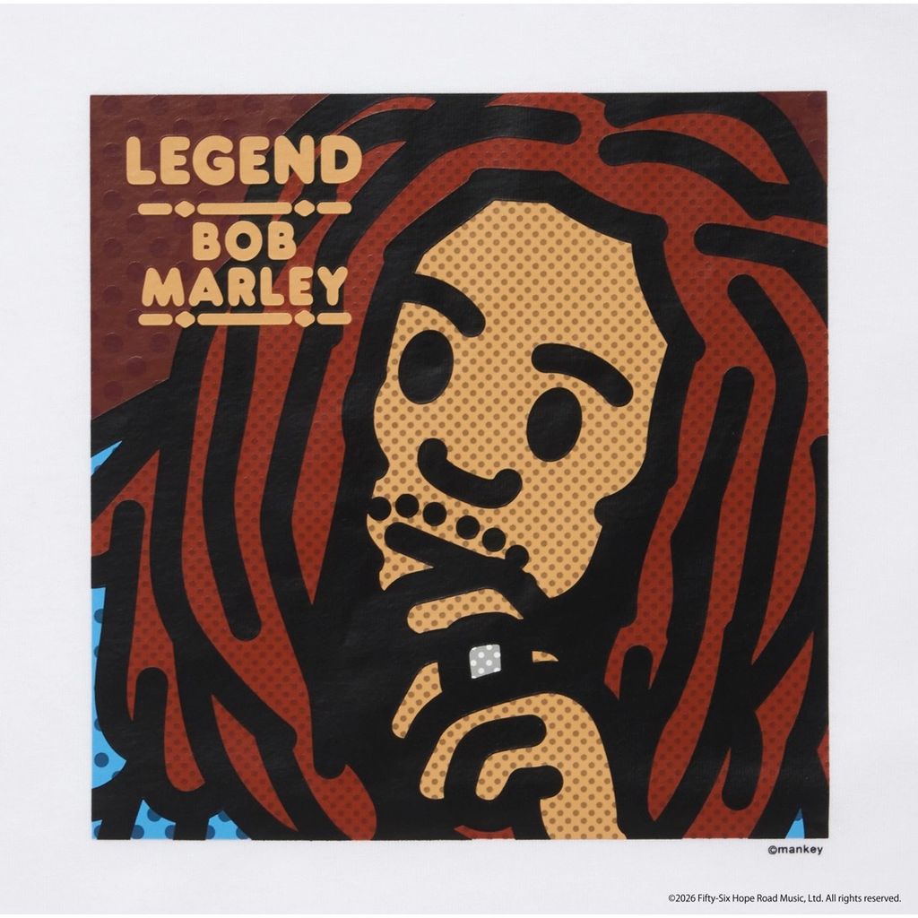 CITY COUNTRY CITY CITY COUNTRY CITY x BOB MARLEY_COTTON T-SHIRT_LEGEND