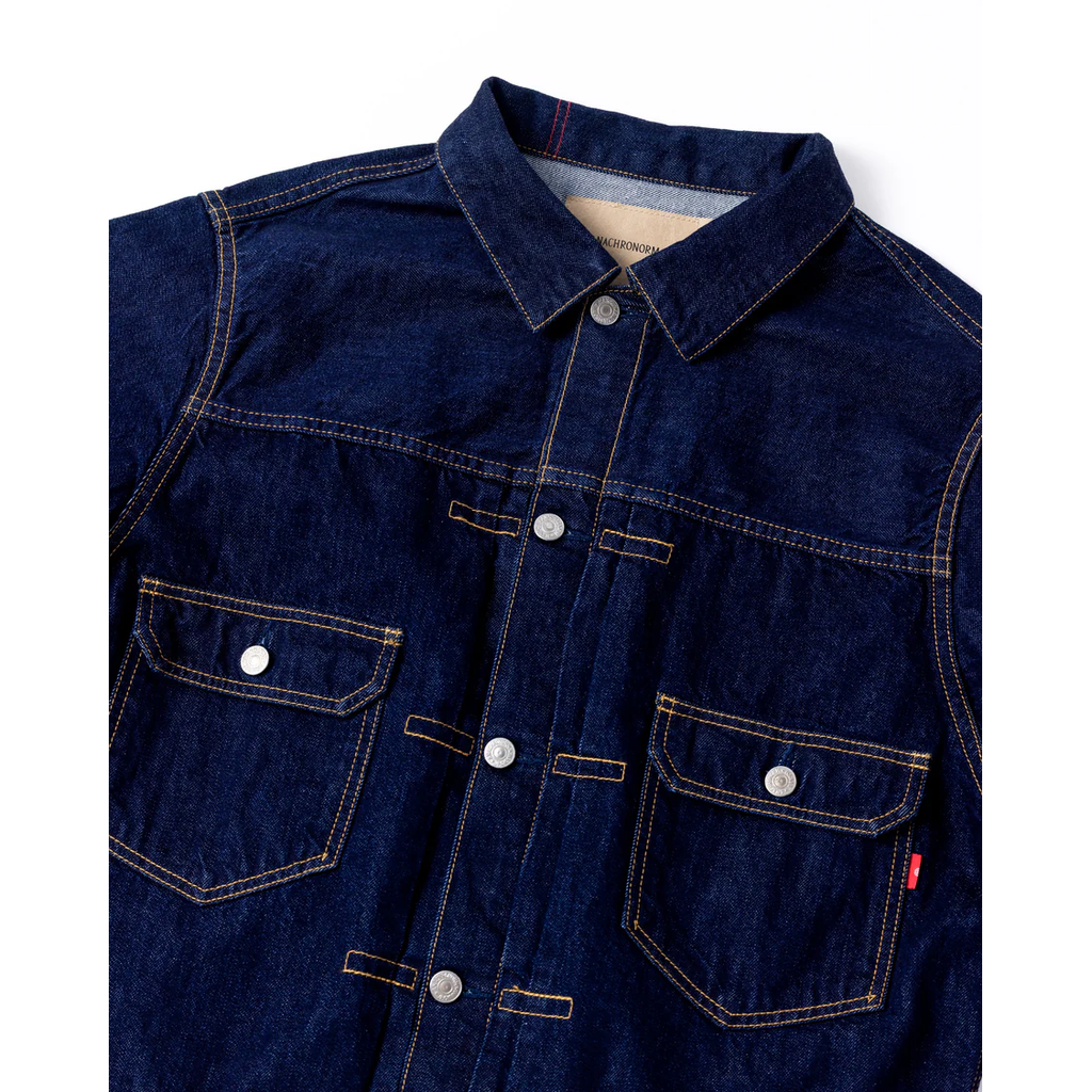 ANACHRONORM  DOUBLE POCKET DENIM JACKET INDIGO