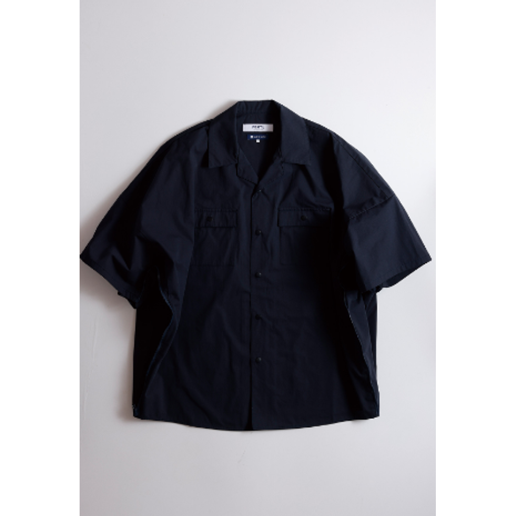 【予約商品】FDMTL FA26SH26C-NV ZIP KYTE S/S SHIRT