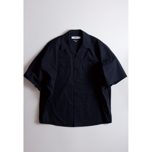 【予約商品】FDMTL FA26SH26C-NV ZIP KYTE S/S SHIRT