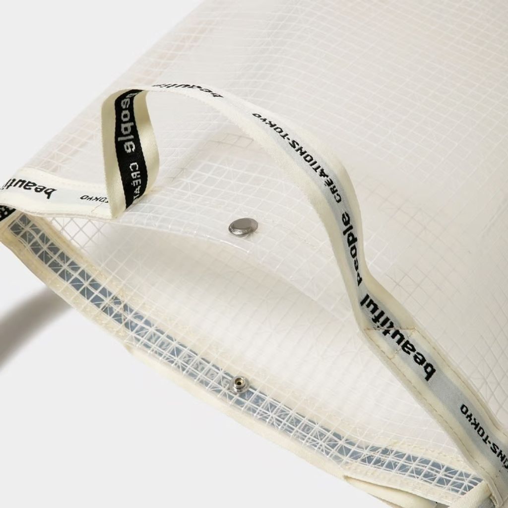 beautiful people plaid vinyl logotape shoulder bag