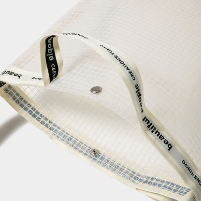 beautiful people plaid vinyl logotape shoulder bag