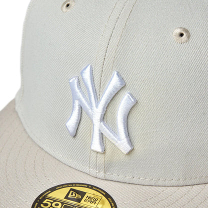 NEW ERA  59FIFTY Powered by GORO NAKATSUGAWA(min-nano) ニューヨーク・ヤンキース サンディーリネン ストーンバイザー