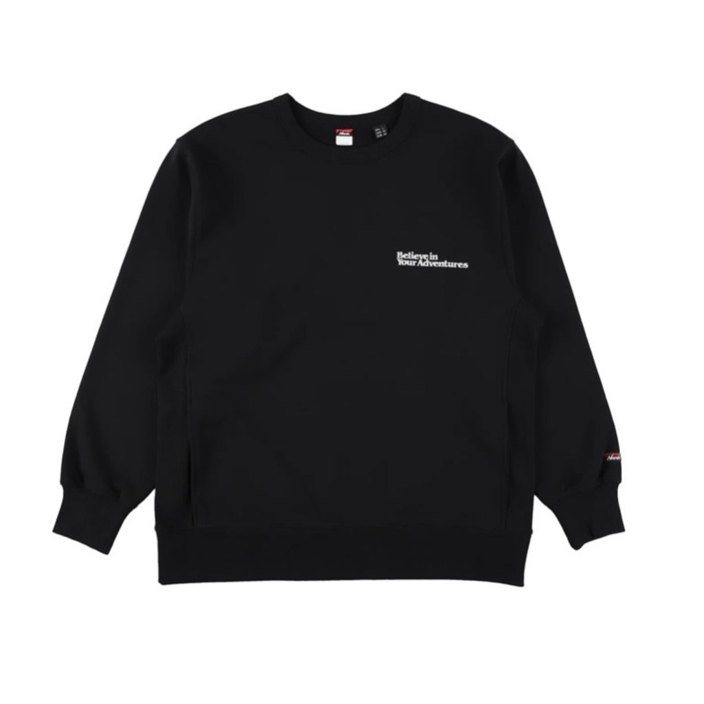 NANGA ECOHYBRID MESSAGE EMB SWEAT