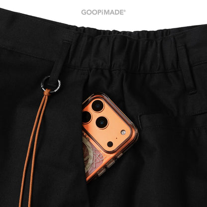 GOOPiMADE P1-R Black Pants-Wide