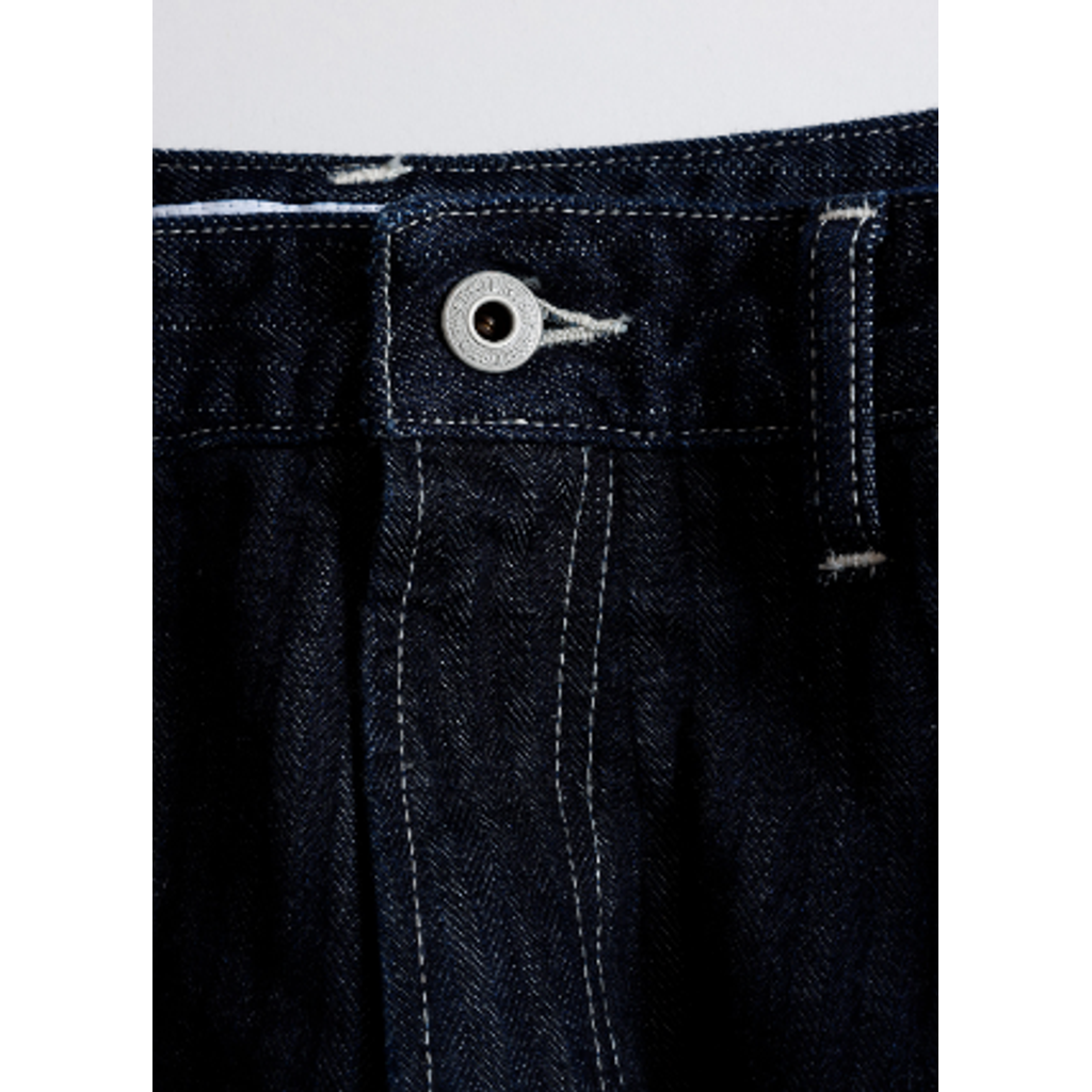 FDMTL FA26PN12R  PATCHWORK DOUBLE KNEE PANTS RINSE