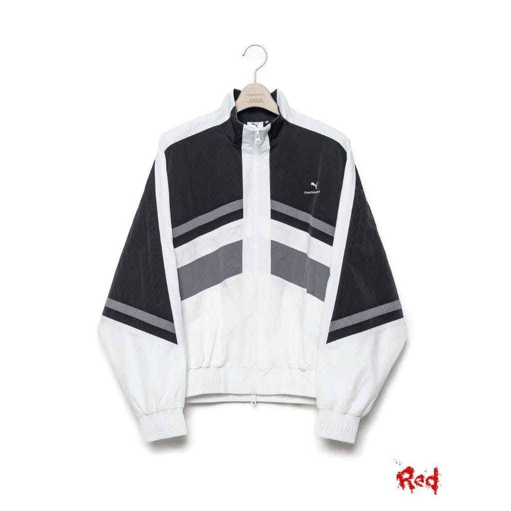FUMITO GANRYU PUMA Switched Nylon Jk - Black x White