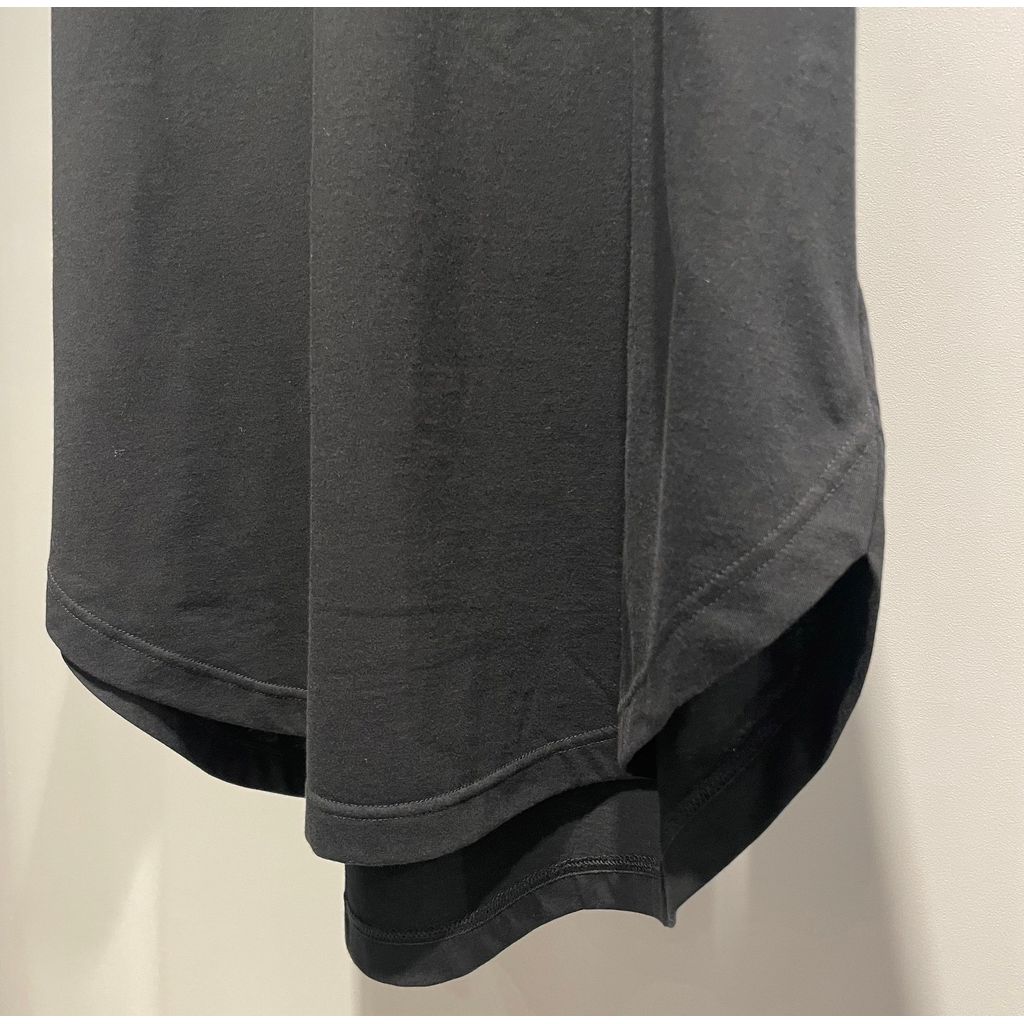 Ground Y COTTON JERSEY HEM ROUND JUMBO T-SHIRT SHORT SLEEVES