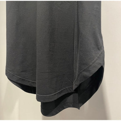 Ground Y COTTON JERSEY HEM ROUND JUMBO T-SHIRT SHORT SLEEVES