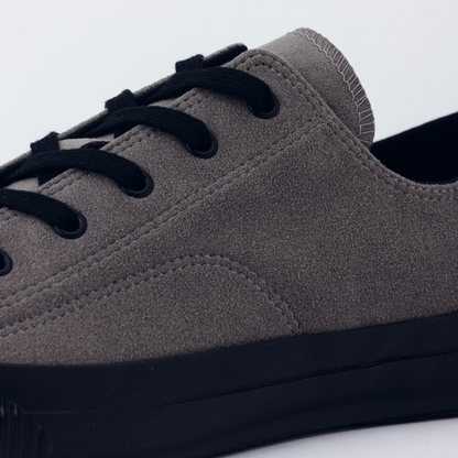 PRAS SHELLCAP LOW VEGAN SUEDE / GRAY×BLACK