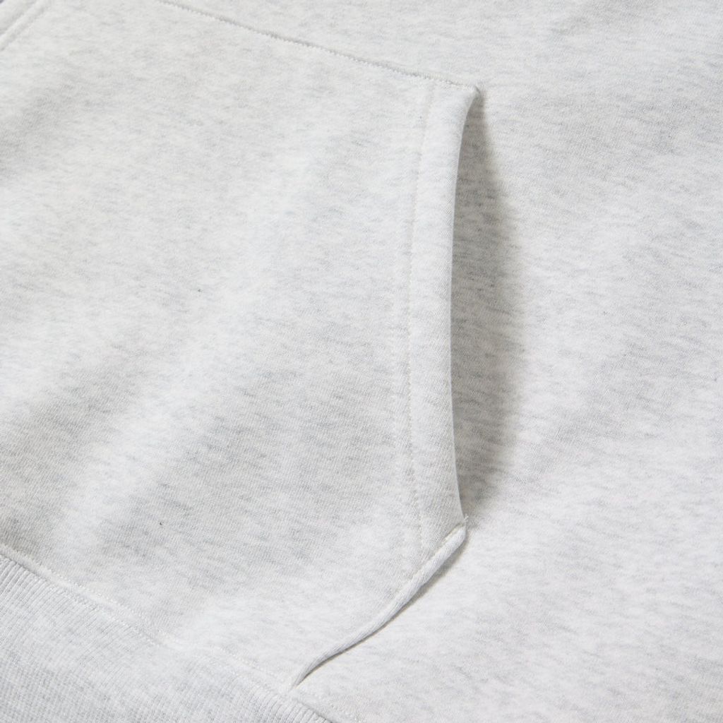 NEW ERA 裏毛 オーバーサイズド スウェット プルオーバーフーディー Powered by GORO NAKATSUGAWA（MIN-NANO） ロサンゼルス・ドジャース ライトグレー