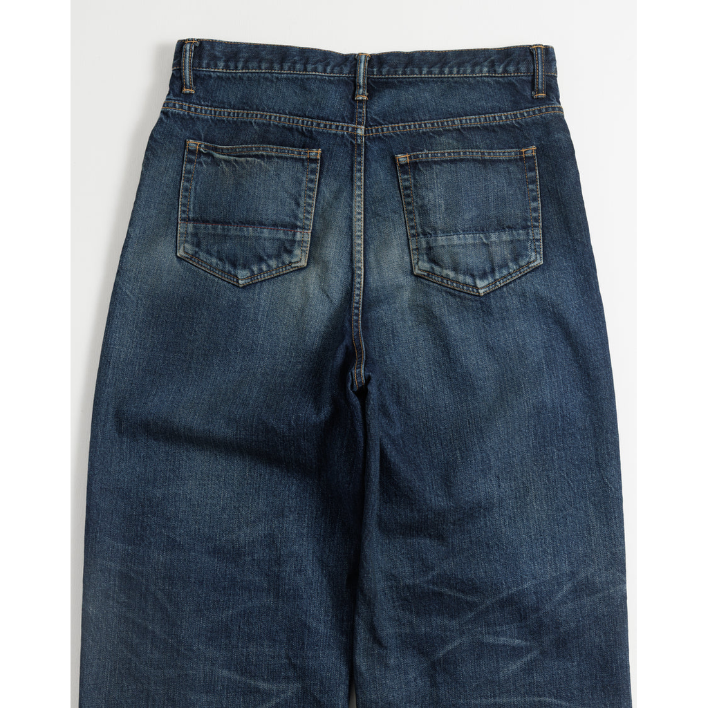 ANACHRONORM REMAKED WIDE 5P DENIM PANTS DARK INDIGO