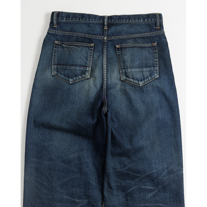 ANACHRONORM REMAKED WIDE 5P DENIM PANTS DARK INDIGO
