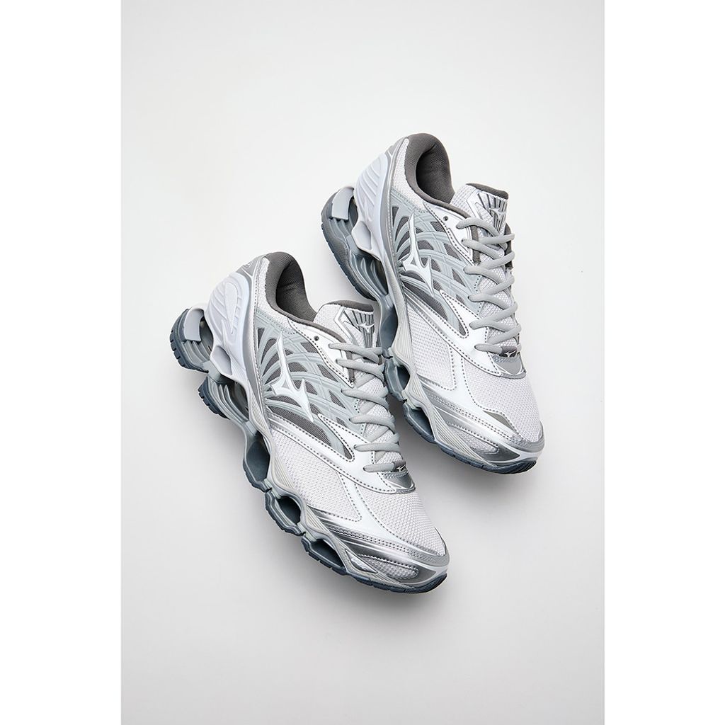 MIZUNO WAVE PROPHECY LS(ライトグレー×シルバー×ホワイト)