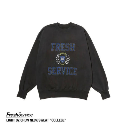 FreshService "LIGHT OZ CREW NECK SWEAT COLLEGE"