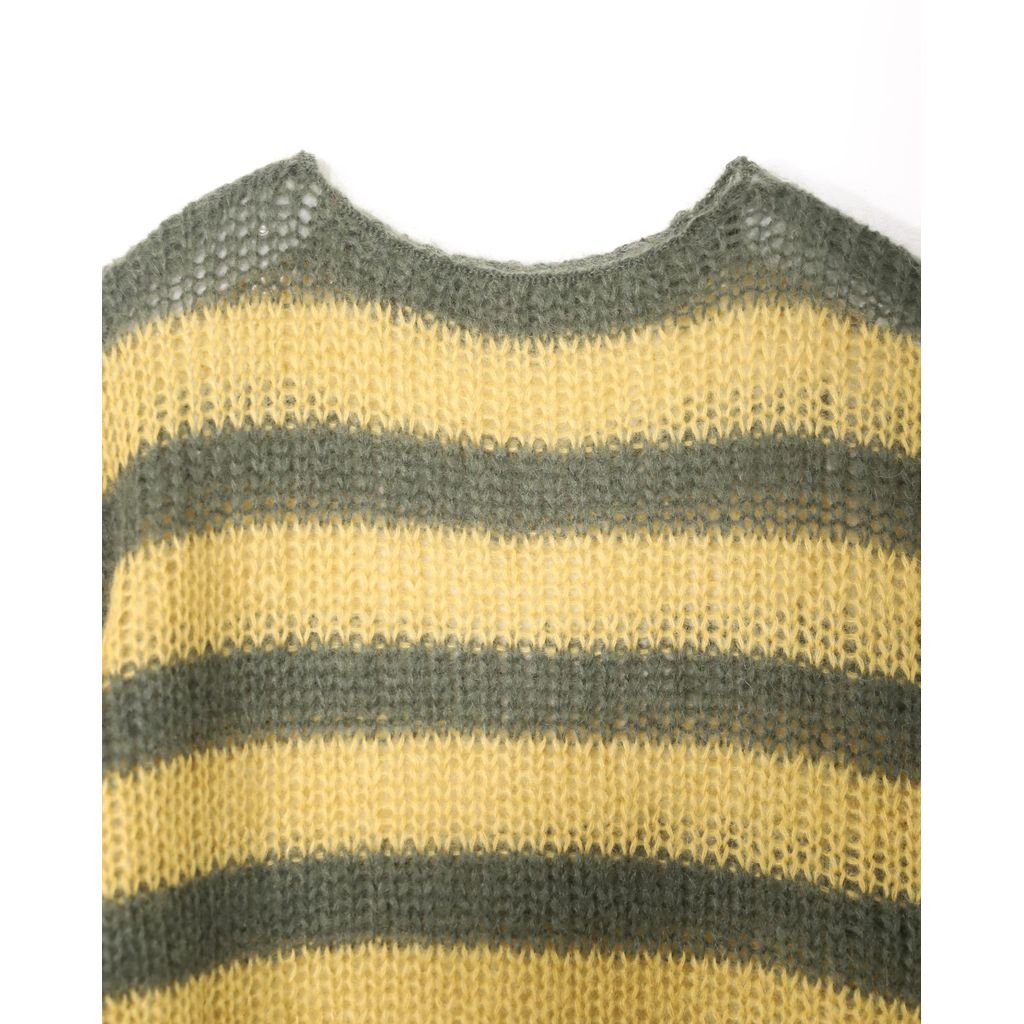 AMBERGLEAM Mesh Mohair knit