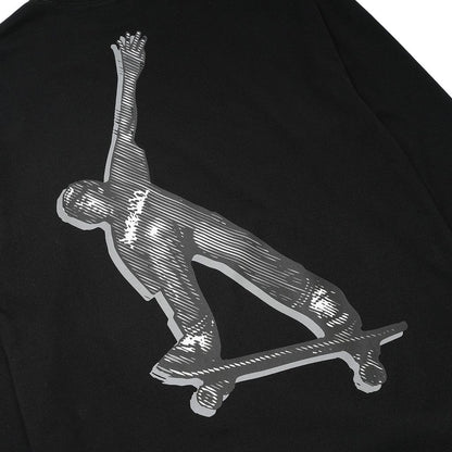 HOMBRE NINO L/S PRINT TEE (SKATE)