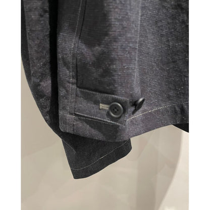 Y's for men INK-DYED HOUNDSTOOTH BLOUSON