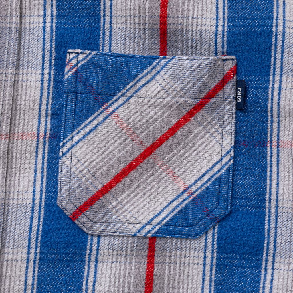RATS COTTON FLANNEL CHECK SHIRT