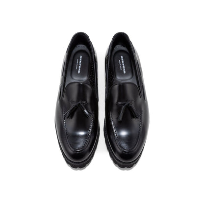 KENFORD MENS TANK SOLE TASSEL LOAFERS / BLACK