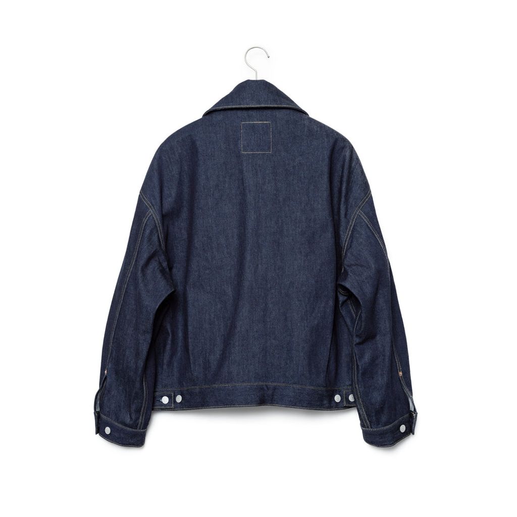 FUMITO GANRYU Red Label  Deformed Denim Jk - Indigo