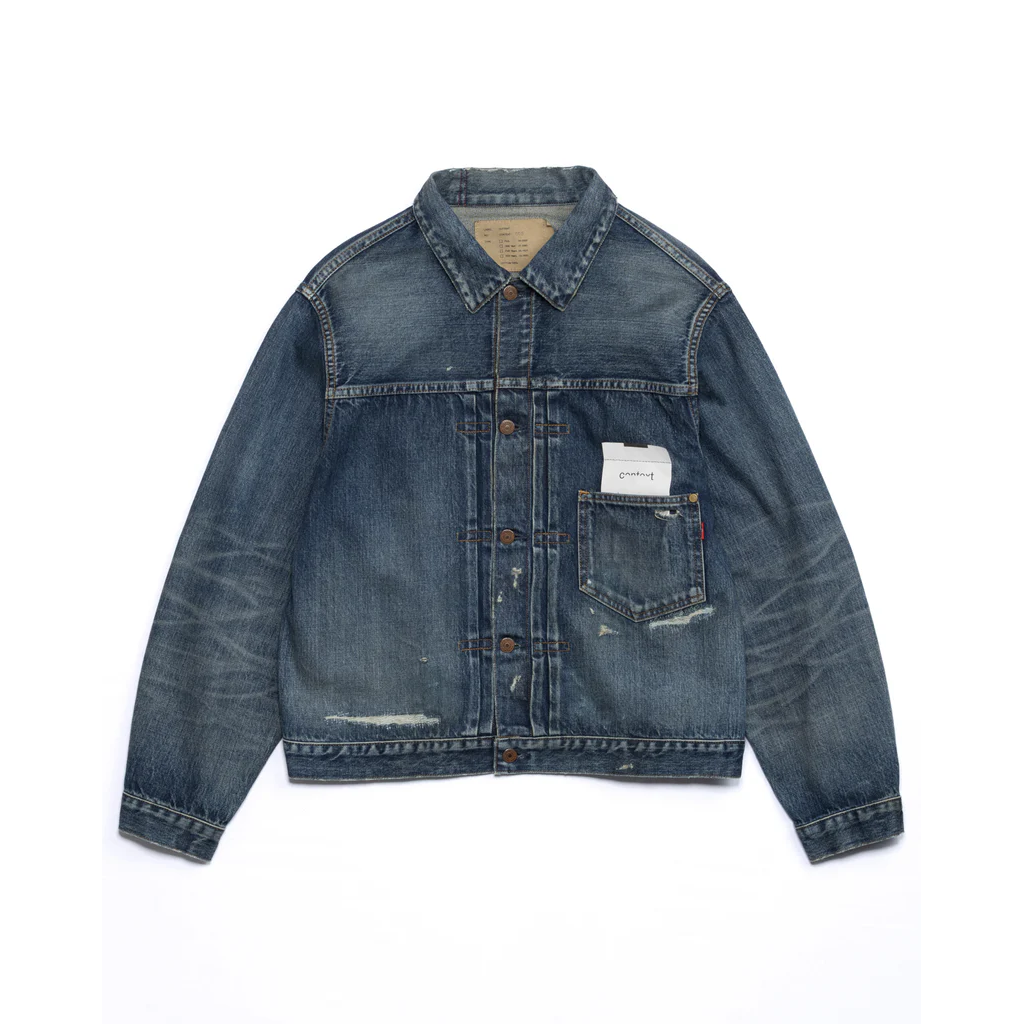 ANACHRONORM CONTEXT-005 FRONT TUCK DENIM JACKET(26 REMAKE)