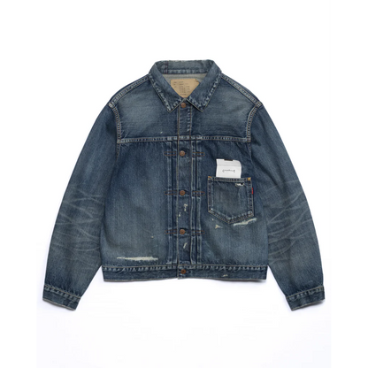 ANACHRONORM CONTEXT-005 FRONT TUCK DENIM JACKET(26 REMAKE)
