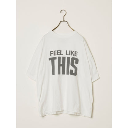 【予約商品】REMI RELIEF 	 RN30389150  HARD SP加工20/-天竺BIGサイズT(FEEL LIKE THIS) 26ss